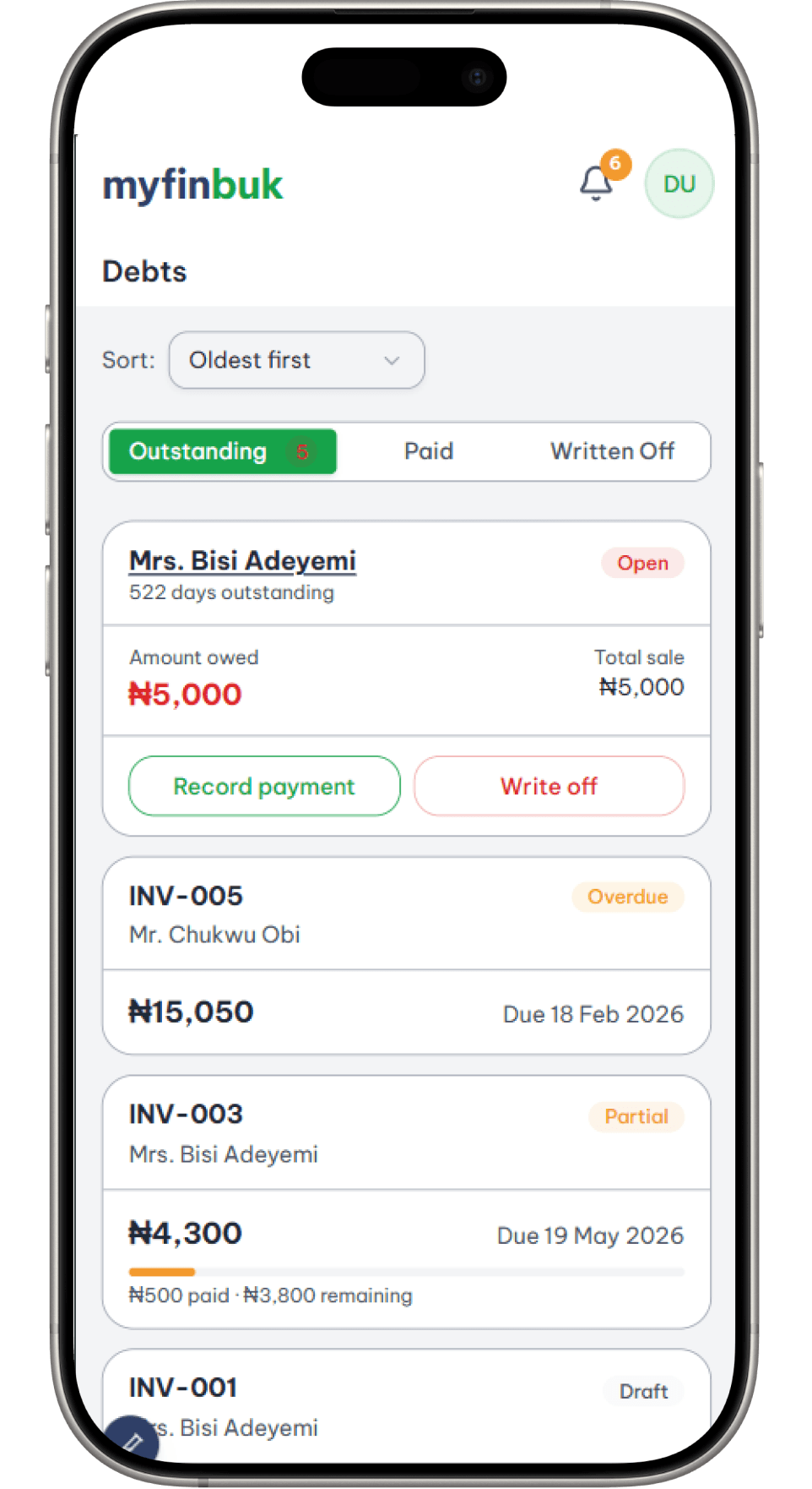 Collect what customers owe you